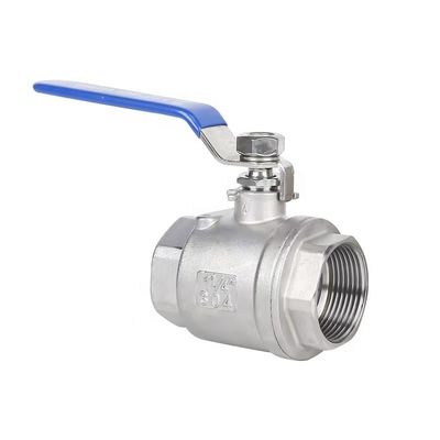 WZ ανοξείδωτο χάλυβα SS 304 316 NPT BSP 2PC βαλβίδα σφαίρας προσαρμοσμένη για μακροζωία