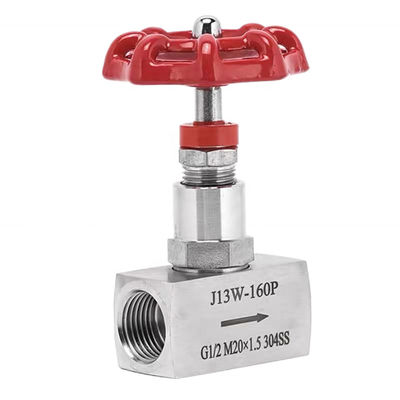 Υψηλής πίεσης 1/2 "DN15 J13W-160P σφυρηλατημένο ανοξείδωτο χάλυβα 304 316 316L βαλβίδα βελόνας
