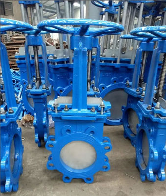 1/8"--4" Γενική PN16 DN150 Ατσάλι άνθρακα λάσπη μαχαίρι θύρα βαλβίδα για βιομηχανική