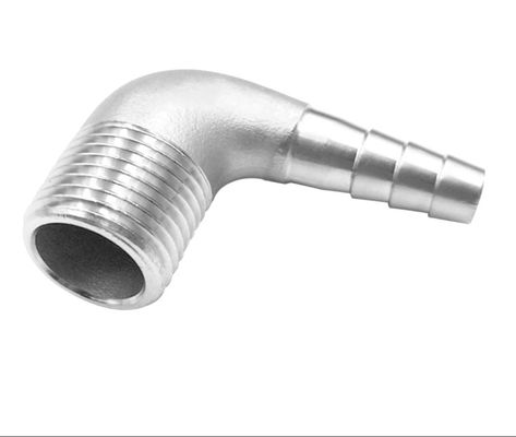 Γυναικεία σύνδεση 3/8" Σωλήνα Barb x 1/2" NPT αρσενικό 90 μοίρες αγκώνα προσαρμογέα για την οικιακή παρασκευή
