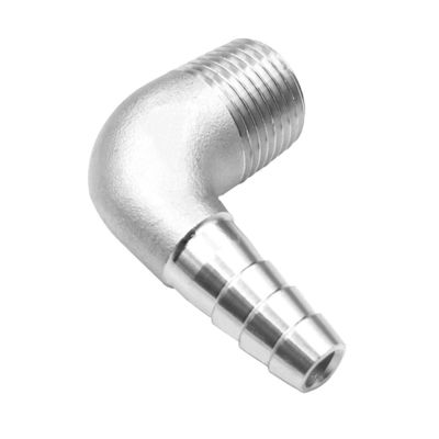 Γυναικεία σύνδεση 3/8" Σωλήνα Barb x 1/2" NPT αρσενικό 90 μοίρες αγκώνα προσαρμογέα για την οικιακή παρασκευή