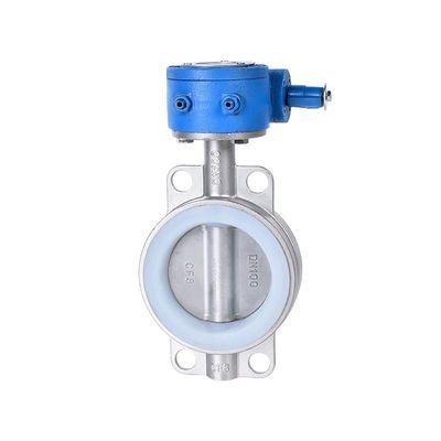 Υγιεινή SS304/316L Βαλβίδα πεταλούδας ζευγάρι τουρμπίνων D371X-10/16P για λειτουργία στάθμευσης νερού