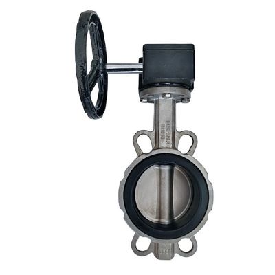 Υγιεινή SS304/316L Βαλβίδα πεταλούδας ζευγάρι τουρμπίνων D371X-10/16P για λειτουργία στάθμευσης νερού