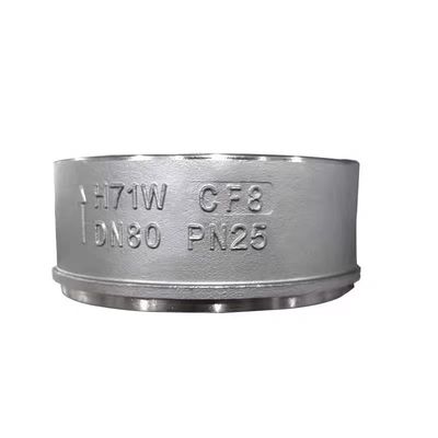 DN50-DN200 API 594 Τύπος κυψέλης Αθόρυβος CS Ανυψωτική βαλβίδα ελέγχου H71W Με ανοξείδωτο χάλυβα