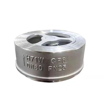 DN50-DN200 API 594 Τύπος κυψέλης Αθόρυβος CS Ανυψωτική βαλβίδα ελέγχου H71W Με ανοξείδωτο χάλυβα