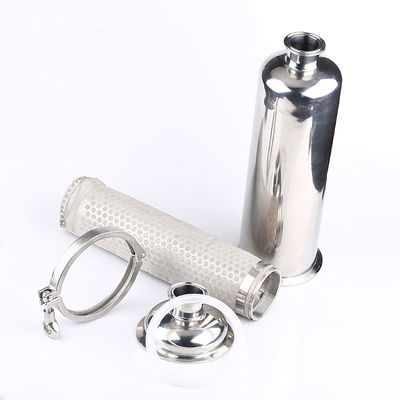 300mesh 1,5' γυαλιστερό In-line Clamped Straight Straight Filter σωλήνα φίλτρο για ποτό μπύρας