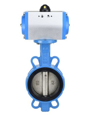 1/4''-6' Port Size Υγιεινές Πνευματικές βαλβίδες πεταλούδας με κατασκευή SS304 / 316L