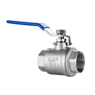 1'-8'' SS316 DN50 Γυναικεία κυψελώδης χειροκίνητη βαλβίδα σφαίρας ελέγχου για ακριβή ρύθμιση ροής