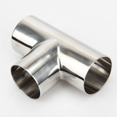 Γρήγορη εγκατάσταση SS304 316L Tri Clamp Equal Tee Pipe Fitting για σύνδεση βιομηχανίας τροφίμων