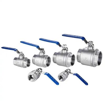 Προσαρμοσμένη υποστήριξη OEM SS316 DN10 Γυναικεία κυλινδρική βαλβίδα χειροκίνητου ελέγχου σφαίρας για ζυθοποιία