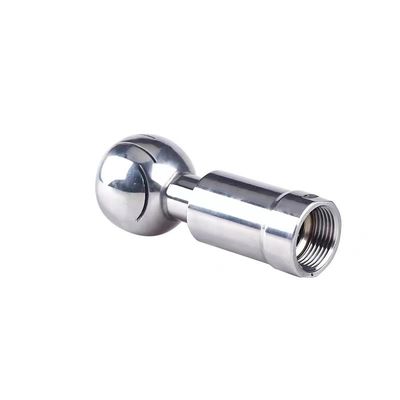 WZ SS 304 316 316L Tri Clamp Sanitary Hose Joint με 360 περιστρεφόμενη σφαίρα καθαρισμού