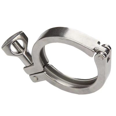 ΚΛΑΜΠ Σύνδεση Υγιεινής Ατσάλινο SS304 SS316L Tri Clamp Single Pin για υποστήριξη OEM