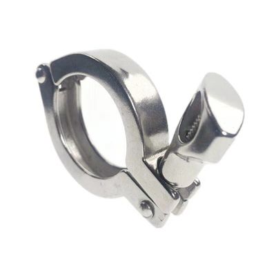 ΚΛΑΜΠ Σύνδεση Υγιεινής Ατσάλινο SS304 SS316L Tri Clamp Single Pin για υποστήριξη OEM