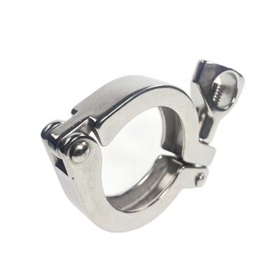ΚΛΑΜΠ Σύνδεση Υγιεινής Ατσάλινο SS304 SS316L Tri Clamp Single Pin για υποστήριξη OEM