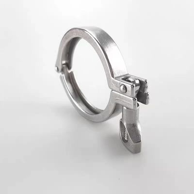 ΚΛΑΜΠ Σύνδεση Υγιεινής Ατσάλινο SS304 SS316L Tri Clamp Single Pin για υποστήριξη OEM