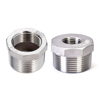 Ατσάλι από ανοξείδωτο χάλυβα Hex Bushing για NPT BSP Thread Joint ομαλή και ασφαλής σύνδεση