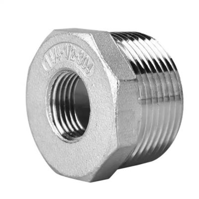 Ατσάλι από ανοξείδωτο χάλυβα Hex Bushing για NPT BSP Thread Joint ομαλή και ασφαλής σύνδεση