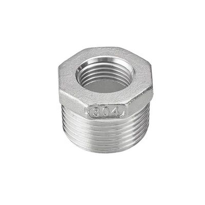 Ατσάλι από ανοξείδωτο χάλυβα Hex Bushing για NPT BSP Thread Joint ομαλή και ασφαλής σύνδεση
