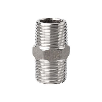 Προσαρμοσμένη υποστήριξη ODM Casting Stainless Steel 316 BSP/NPT Hex Reducing Nipple