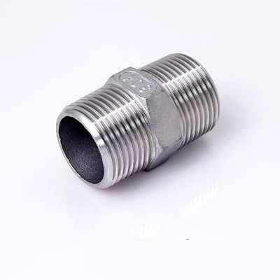 Προσαρμοσμένη υποστήριξη ODM Casting Stainless Steel 316 BSP/NPT Hex Reducing Nipple