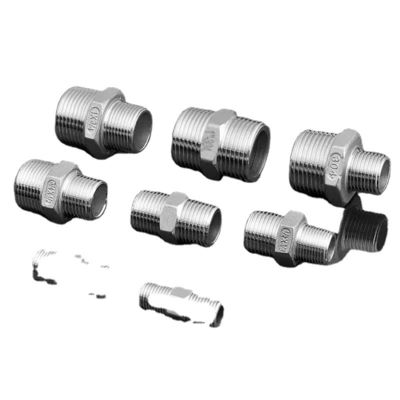 Προσαρμοσμένη υποστήριξη ODM Casting Stainless Steel 316 BSP/NPT Hex Reducing Nipple