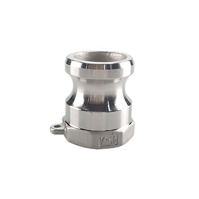 SS 304 316 Γρήγοροι σύνδεσμοι Camlock για υδατοαεριολάδι NPT BSP 1/4"-4" Κωδικός στρογγυλής κεφαλής