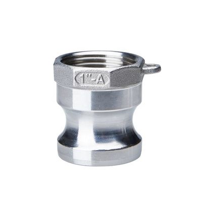 SS 304 316 Γρήγοροι σύνδεσμοι Camlock για υδατοαεριολάδι NPT BSP 1/4"-4" Κωδικός στρογγυλής κεφαλής