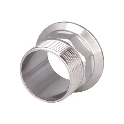 Υγιεινής ατσάλινου χάλυβα SS304/SS316L Tri Clamp Hex Nipple Thread Ferrule
