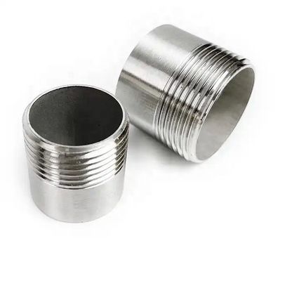 SS304 Άντρας βαρέλι θηλή με G Threaded σύνδεση και κυλινδρική κεφαλή Κωδικός 4 ίντσες
