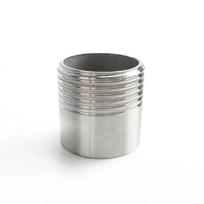 SS304 Άντρας βαρέλι θηλή με G Threaded σύνδεση και κυλινδρική κεφαλή Κωδικός 4 ίντσες