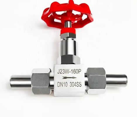 Ασημένιο 304 316 από ανοξείδωτο χάλυβα J13W-160P Βαλβίδα βελόνας Εσωτερικό νήμα Βαλβίδα βελόνας
