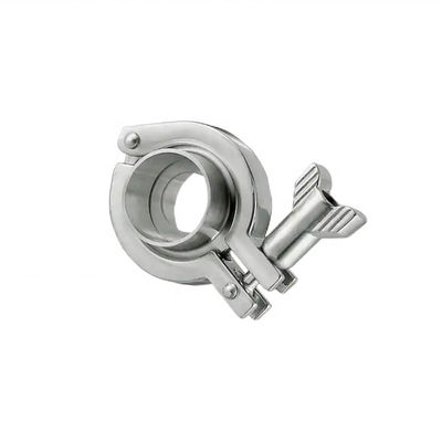Ατσάλι από ανοξείδωτο χάλυβα 304 316 Clamp Single Pin Sanitary Tri Clamp Forged Connection