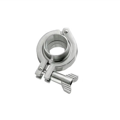 Ατσάλι από ανοξείδωτο χάλυβα 304 316 Clamp Single Pin Sanitary Tri Clamp Forged Connection
