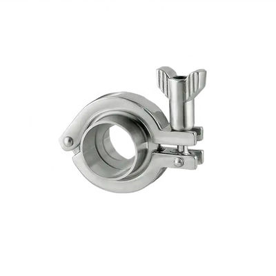 Ατσάλι από ανοξείδωτο χάλυβα 304 316 Clamp Single Pin Sanitary Tri Clamp Forged Connection