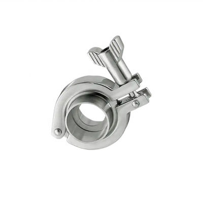 Ατσάλι από ανοξείδωτο χάλυβα 304 316 Clamp Single Pin Sanitary Tri Clamp Forged Connection
